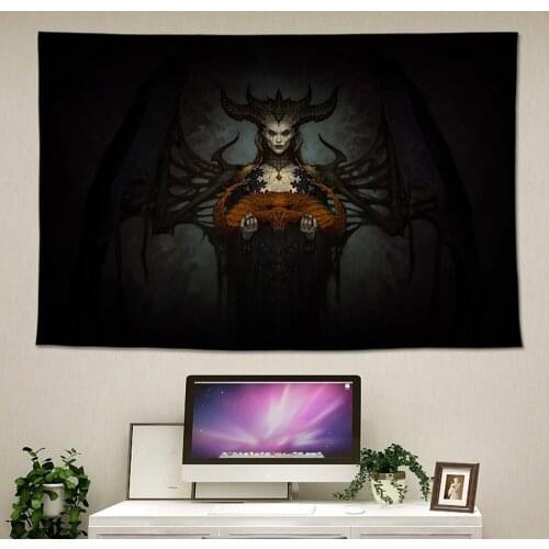 Diablo IV HD Game Poster Lilith Dormitory Home Decor Apartment Decoration Painting Bedroom Wall Stickers Canvas Poster Paintings