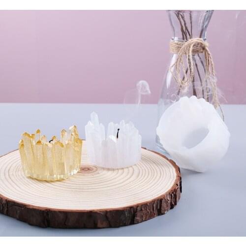 DIY Resin Drop Mold Crystal Candlestick Silica mold Lotus Shape Storage Box Ashtray Jewelry Mold Home Decoration Handmade Crafts