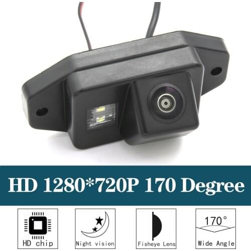 For Toyota Land Cruiser 80 Series/ Prado 90/ FJ Cruiser (GSJ15W) HD 720P 170 Degree Fisheye Vehicle Rear View Car Reverse Camera