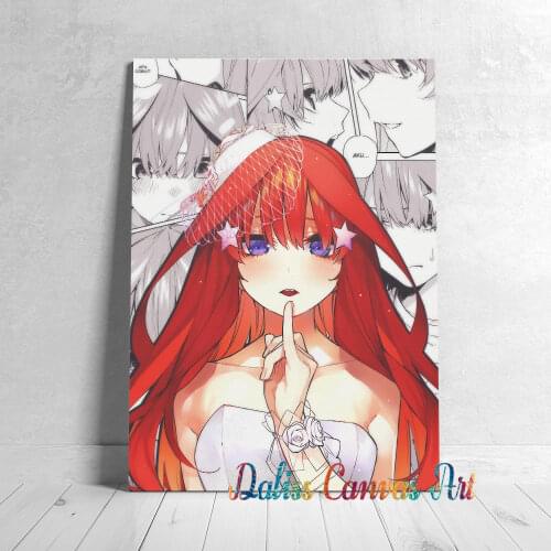 Canvas Itsuki Nakano Anime Pictures Home Decoration Manga Paintings Poster HD Prints Wall Art Modular Living Room Framed