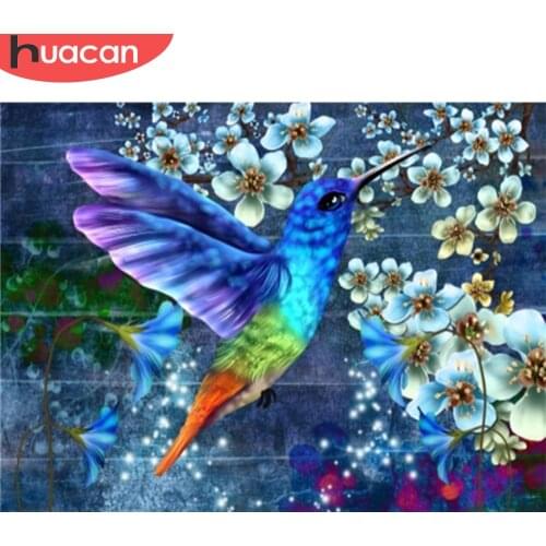 HUACAN 5D DIY Diamond Painting Bird Full Square/Round Drill Diamond Embroidery Sale Animal Craft Kit Home Decor