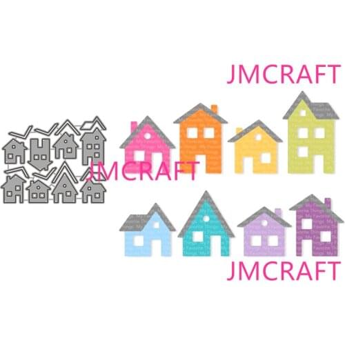 JMCRAFT 2021 New Beautiful House Metal Cutting Die For Scrapbooking Practice Hands-on DIY Album Card Handmade Tool