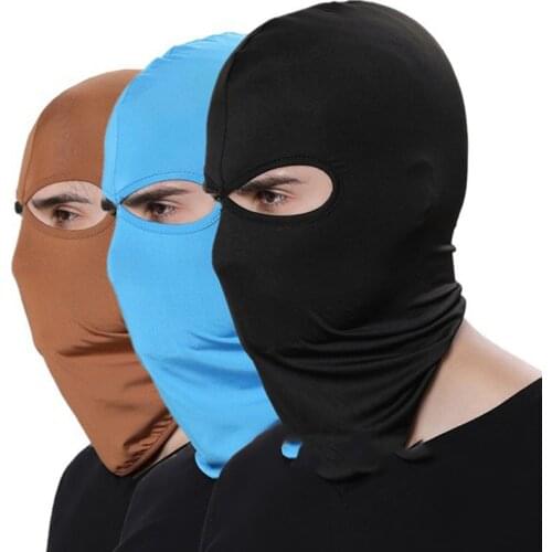 Motorcycle Face Mask Windproof Outdoor Sports Cycling Tactical Face Shield Full Face Headgear Lycra Summer Sun UV Protection
