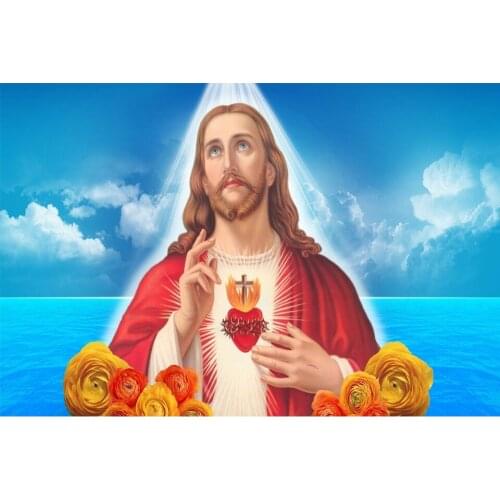 Diy Diamond Embroidery Full Drill Jesus Christian 5d Mosaic Diamond Painting Cross Stitch Kits Room Decoration