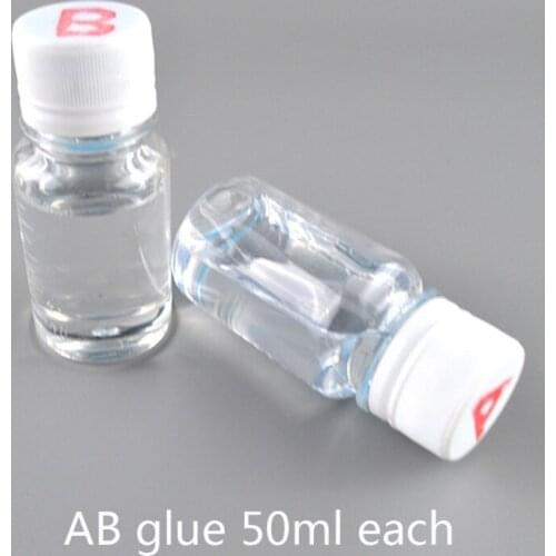 1:1 AB Epoxy Crystal Clear Resin Glue Tool Set Reusable Mixing Cup Stirrers DIY Jewelry Making Tool Kit