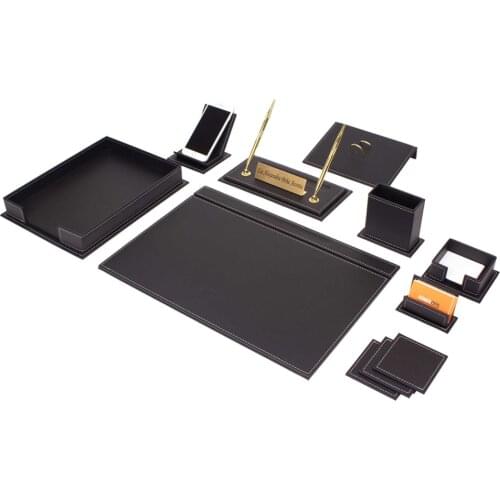 Vega Desk Set 13 Pieces Desk Organizer Office Accessories Desk Accessories Office Supplies Office Organizer Sigle Document Tray