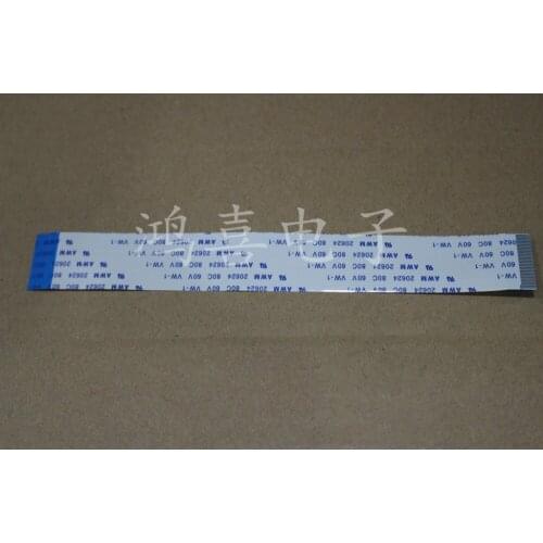 WZSM Brand new 10Pcs FFC FPC Flexible Cable 0.5mm Pitch 33 Pins 150mm Length Reverse Ribbon Cable AWM 20624 80C 60V VW-1