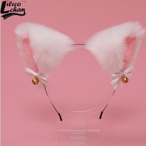 Plush Cute Women Cat Headband Lovely Japanese Anime Kawaii Style Sweet Cosplay Hair Hoops Accessories Lady Party Hot Fashion