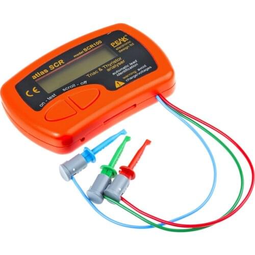 Peak Electronic Design SCR100 Component Tester- Atlas SCR Thyristor and Triac Analyser