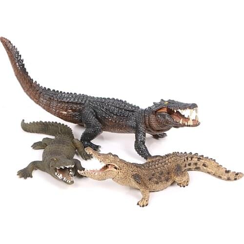 Wild Animal Reptiles Animals Figurine Models Realistic Crocodile Action Figures Plastic Collection & Educational Toys