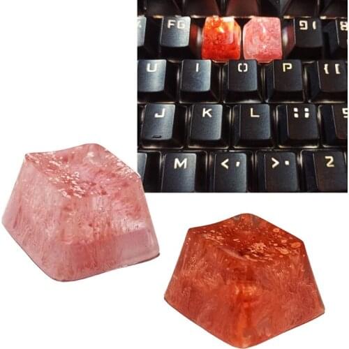 Handmade Customized Cherry Profile R4 Resin Keycap Keyboard RGB Snowflake Keycap