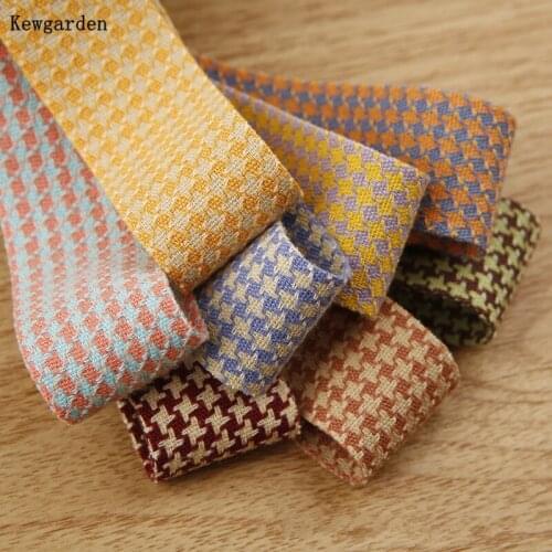 Kewgarden DIY Hair Bow Sewing Accessories Handmade Tape Houndstooth Ribbon 1-1/2" 1" 3/8" 10mm 25mm 38mm Packing Webbing 10 Yard
