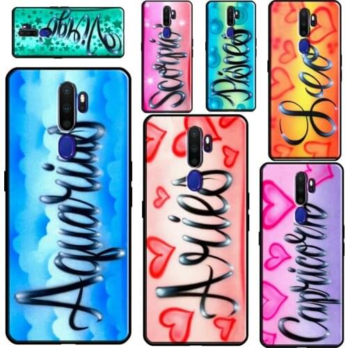 Aquarius Taurus Virgo Constellation For OPPO A31 A53 2020 A5 A9 A1K A15 A3S A5S A52 A72 A92 A83 A91 A93 Reno2 Z F5 F7 Case