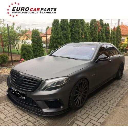 S class w222 S63 S65 carbon finber front spoiler for w222 S63 S65 to K style carbon finber front lip skirt