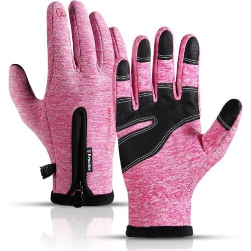 Windproof Cycling Gloves Touch Screen Riding MTB Bike Bicycle Gloves Thermal Warm Motorcycle Winter Autumn Bike Gloves