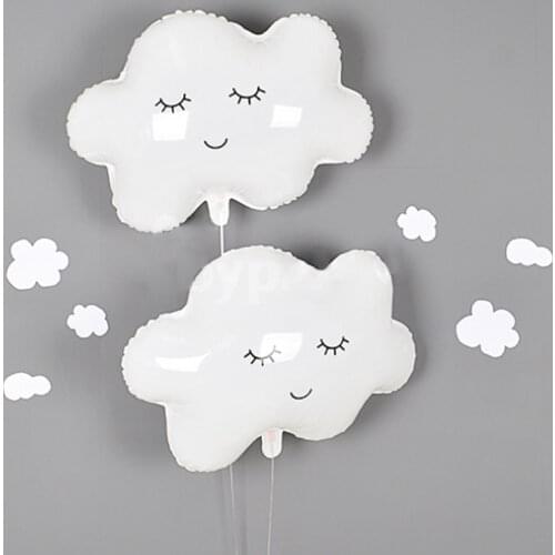 Smile Cloud Sun Rainbow Moon Foil Balloon Childrens Birthday Party Baby Shower Decoration Kids Boy Girl Gift Helium Balls