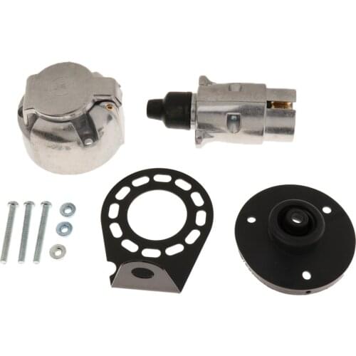 High Quality 7 Way 12N Car Boat Truck Trailer Plug Socket Kit Wiring Connector