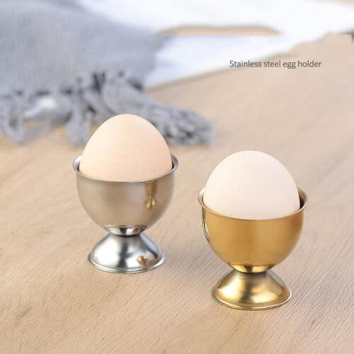 1/4Pc Stainless Steel Soft Boiled Egg Cups Holder Tabletop Cup Breakfast Steam Rack Rack Mold For Frying Eggs Poach Kitchen Tool