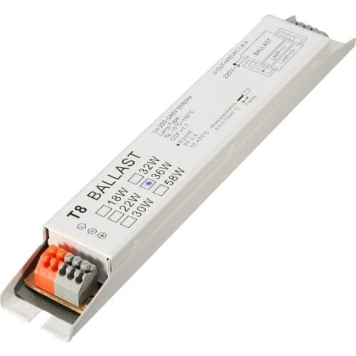 220-240V AC 2x36W Wide Voltage T8 Electronic Ballast Fluorescent Lamp Ballasts