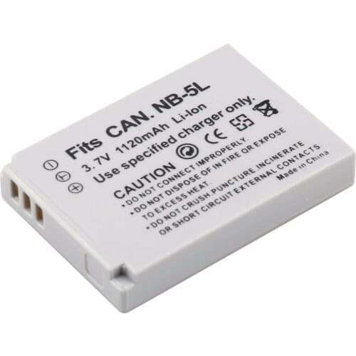 Probty NB-5L NB5L NB 5L Battery for Canon PowerShot S100 S110 SD790IS SD850IS SD870IS SD880IS SD890IS SD970IS SD990IS SX200IS