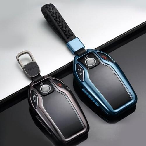 Aluminum Alloy Car LED Display Key Cover Case for BMW 5 7 series G11 G12 G30 G31 G32 i8 I12 I15 G01 X3 G02 X4 G05 X5 G07 X7