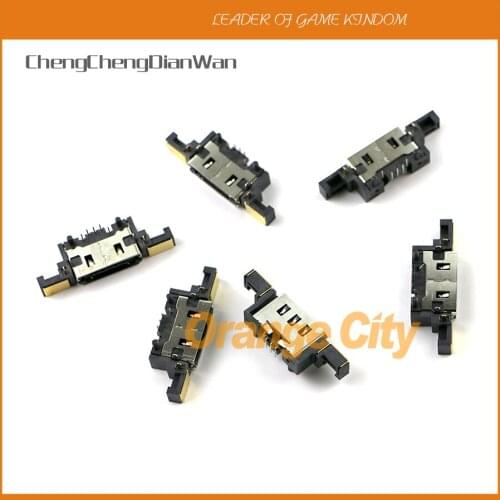 ChengChengDianWan 2pcs original Power Socket Charging Port Charger socket Connector usb socket for Wii U wiiu