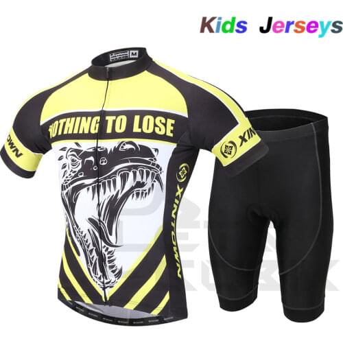 2021 Kids Cycling Jersey Pro Team Summer Motocross Personality Cycling Jersey Boys Breathable Bicycle Clothing Bike Uniform
