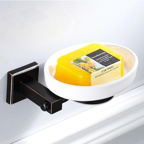 European copper new black antique wall-mounted bathroom hardware accessories soap dish soap dish