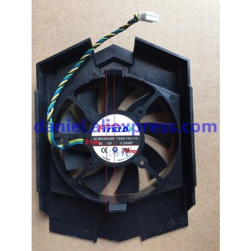 GT740-OC-2GD5/GTX 750Ti FD8015U12S graphics card fan