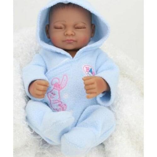 NPK 11 inches Simulation Reborn Doll Baby Model Figure Action Soft Silicone Newborn Children Toy Gift Teach Decoration Room