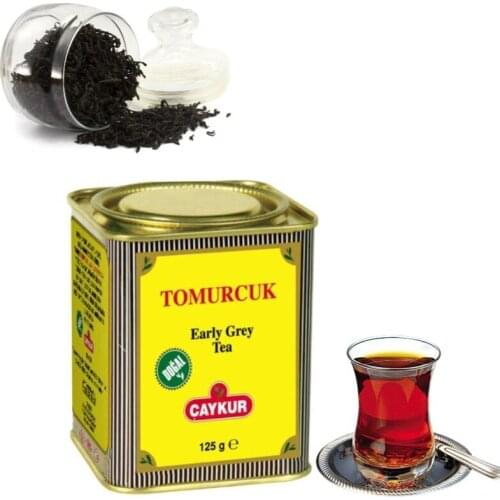 Concentrated Tea Flavor turkish Bud strong and delicious aroma from famous brand caykur- in metal box-125GR-250GR-375GR