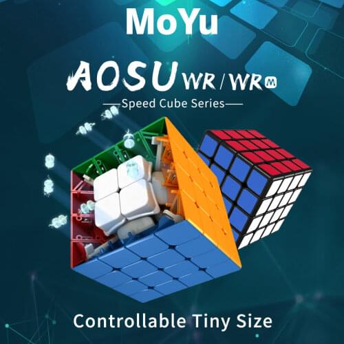 Moyu Aosu WR M Magnetic 4x4x4 magic cube 4x4 Cubing Speed puzzle cubo magico Competition Cubes