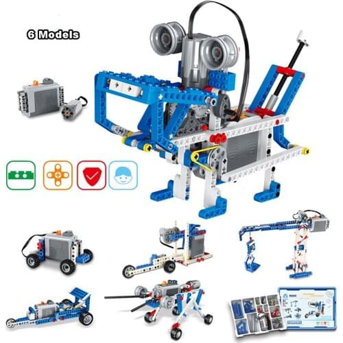 MOC Compatible All Brands 9686 Parts DIY Building Blocks Motor Power Set Education Institutions Stem Robot Science for Kids Gift