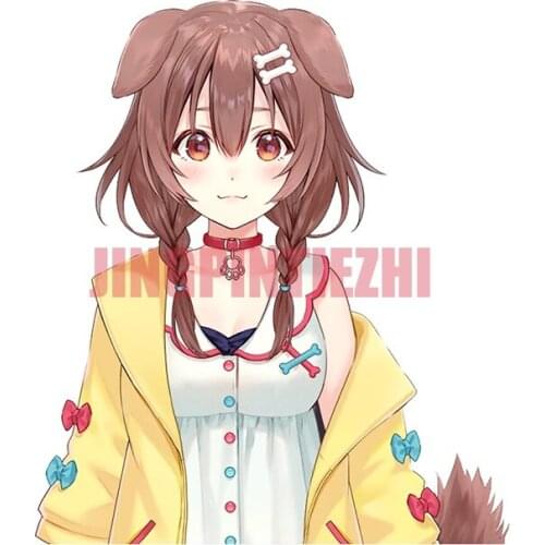 Car Stickers Vinyl Motorcycle Decal Car Window Body Decorative Korone Portrait Anime Decal Bumper Personality Car Stickers