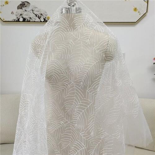 New curtain childrens wedding dress lace fabric hand-crafted accessories summer clearance DIY cloth leaves lace fabric