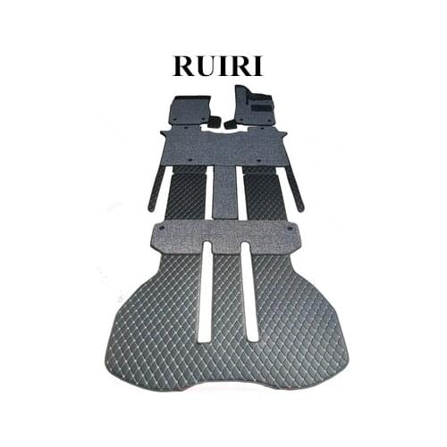 Custom full set car floor mats for Right hand drive Toyota Alphard 7 8 seats 2020-2002 waterproof durable double layer carpets