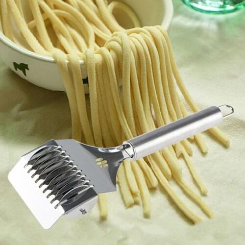 Sturdy Manual Spaghetti Maker Stainless Steel Noodle Cutter Tools Pasta Maker Kitchen Accessories