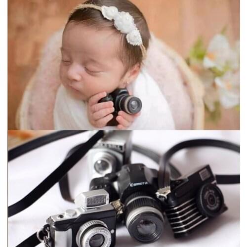 Newborn Photography Props Baby Mini Camera for Bebe Fotografia Studio Shooting Photo Decorative Accessories