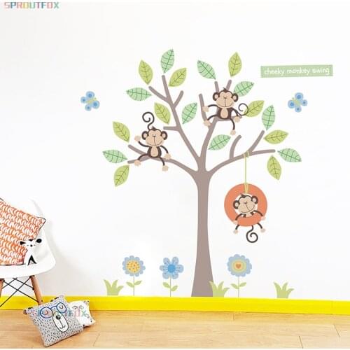 Sproutfox Wall Stickers Trees