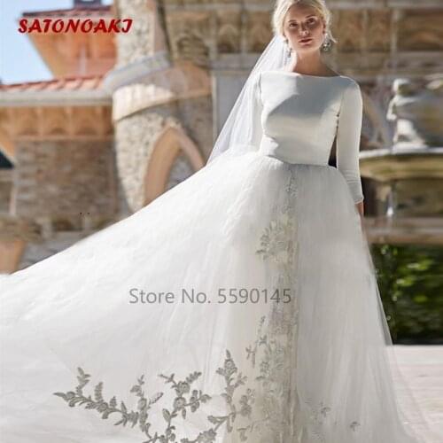 2020 Boho Princess Style Wedding Dress for Women With Long Sleeve Tulle Bridal Gowns Custom Made Online Shop Vestido De Novia