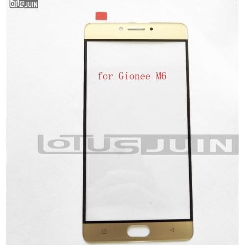 10PCS original Outer Top Screen Lens Front Glass For Gionee M6 LCD Screen Replacement Touch Panel