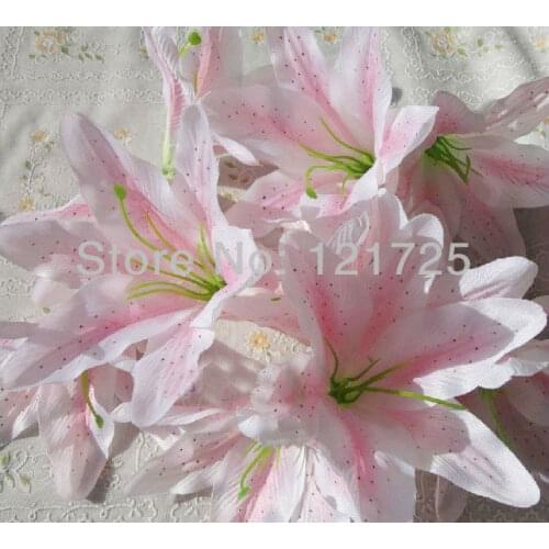 13cm artificial lily flower head wedding flowers