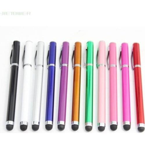 300pcs/lot New Capacitive Touch Screen Stylus with Ball Point Pen for IPad Samsung Galaxy Tab Tablet PC Phone Mobile