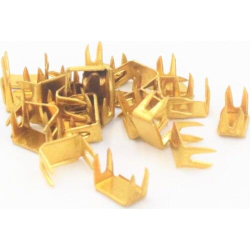 50 Pcs / Lot #5 5mm U-shaped Zipper stoper Top Stop Bottom Rescue Repair Set