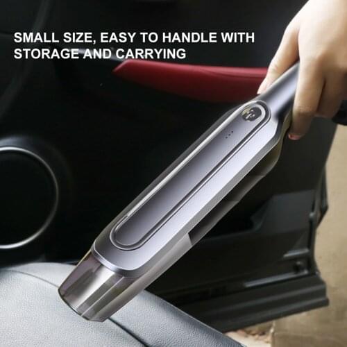 Car Vacuum Cleaner 12V Portable 8000Pa Power Suction Rechargeable Handheld Mini Vacuum Cleaner for Car Home Office