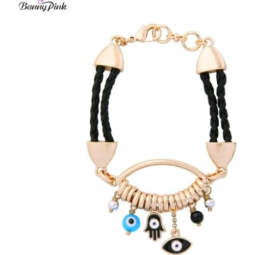 Banny Pink Black Bracelets