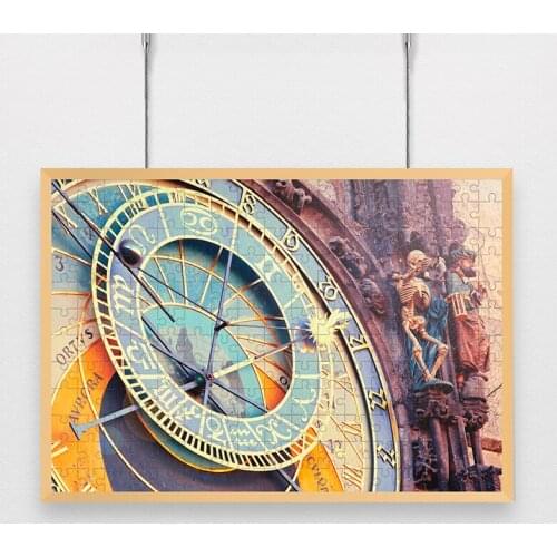 Wooden Jigsaw Puzzles 1000 Pcs Assembling Construction Picture City Landscape Puzzles Toys For Adults Children Kids Home Game