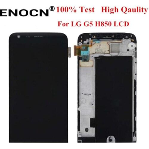 For LG G5 H850 H840 H860 con Touch Screen Digitizer Assembly con Cornice di Ricambio Parti free shipping