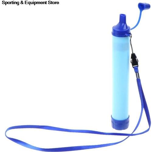 1pc Military 99.99% Water Filter Purification Camping Hiking Water System Filter Emergency Gear Straw Water Purifier