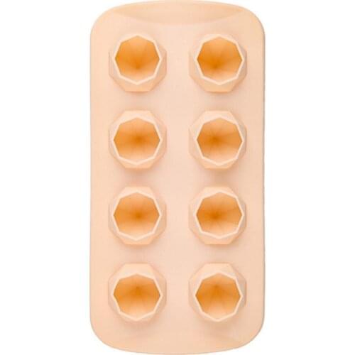 Ice Sphere Mold Reusable Diamond Shape Long Lasting Silicone Durable Fodant Mould Chocolate Mold Ice Cube Tray Kitchen Tools